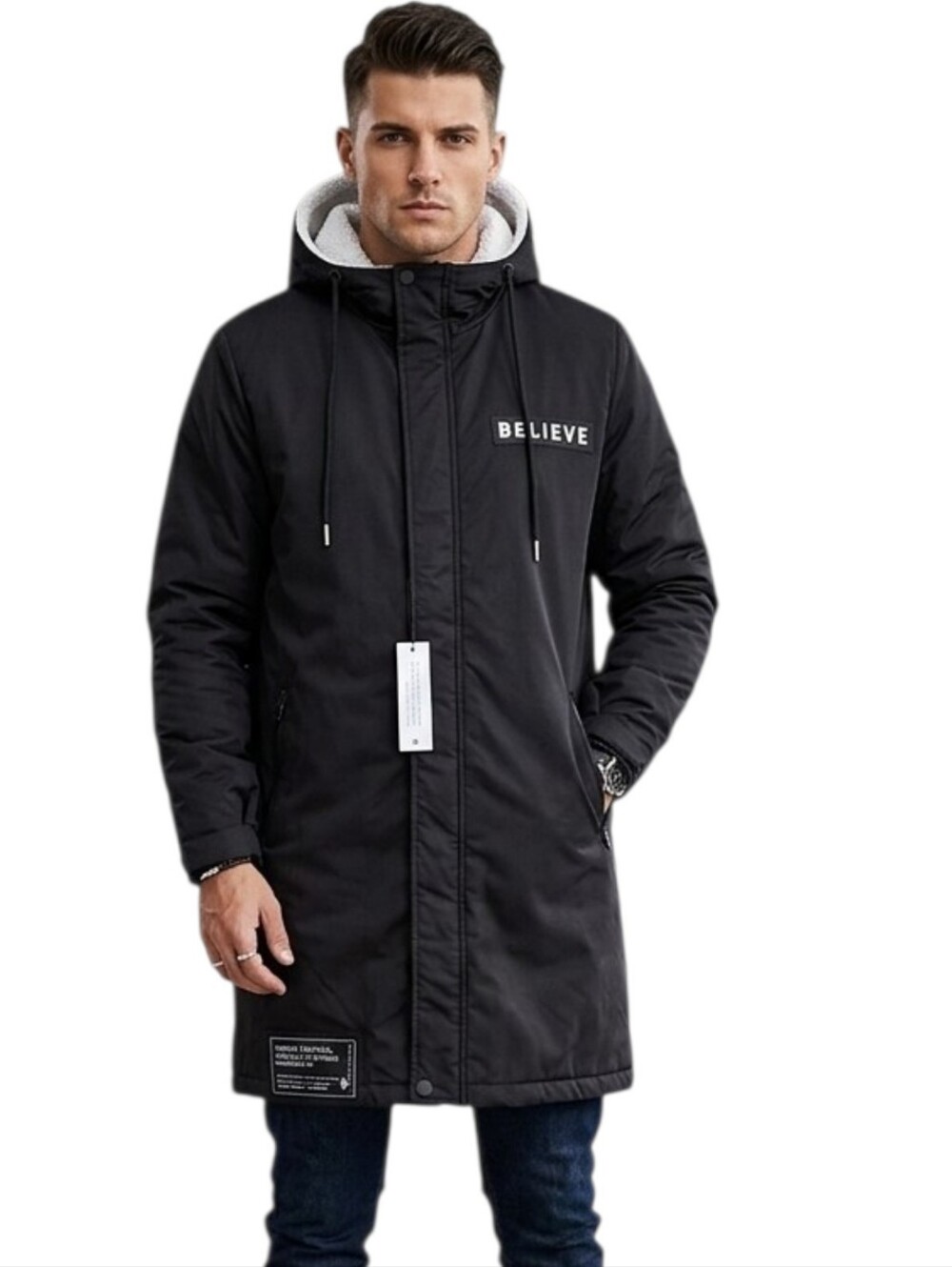 NATIVE SUPPLY Anorak Flight Coat - Size L